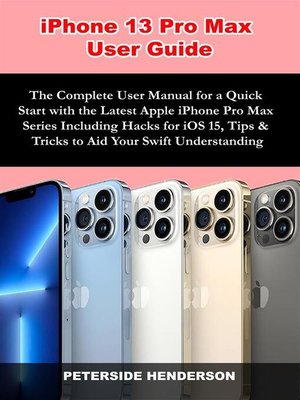 cover image of iPhone 13 Pro Max User Guide